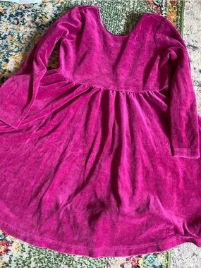 Hanna Andersson Bright Magenta Velvet Top